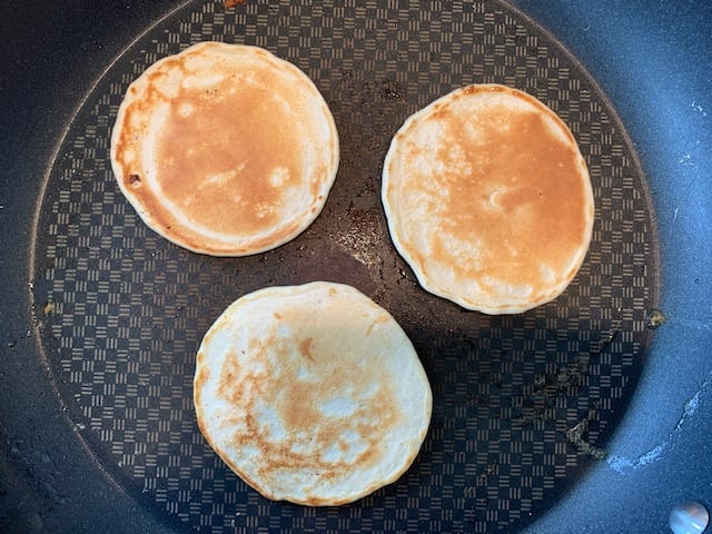 American Pancakes made with Carningli Dairy Fresh Milk